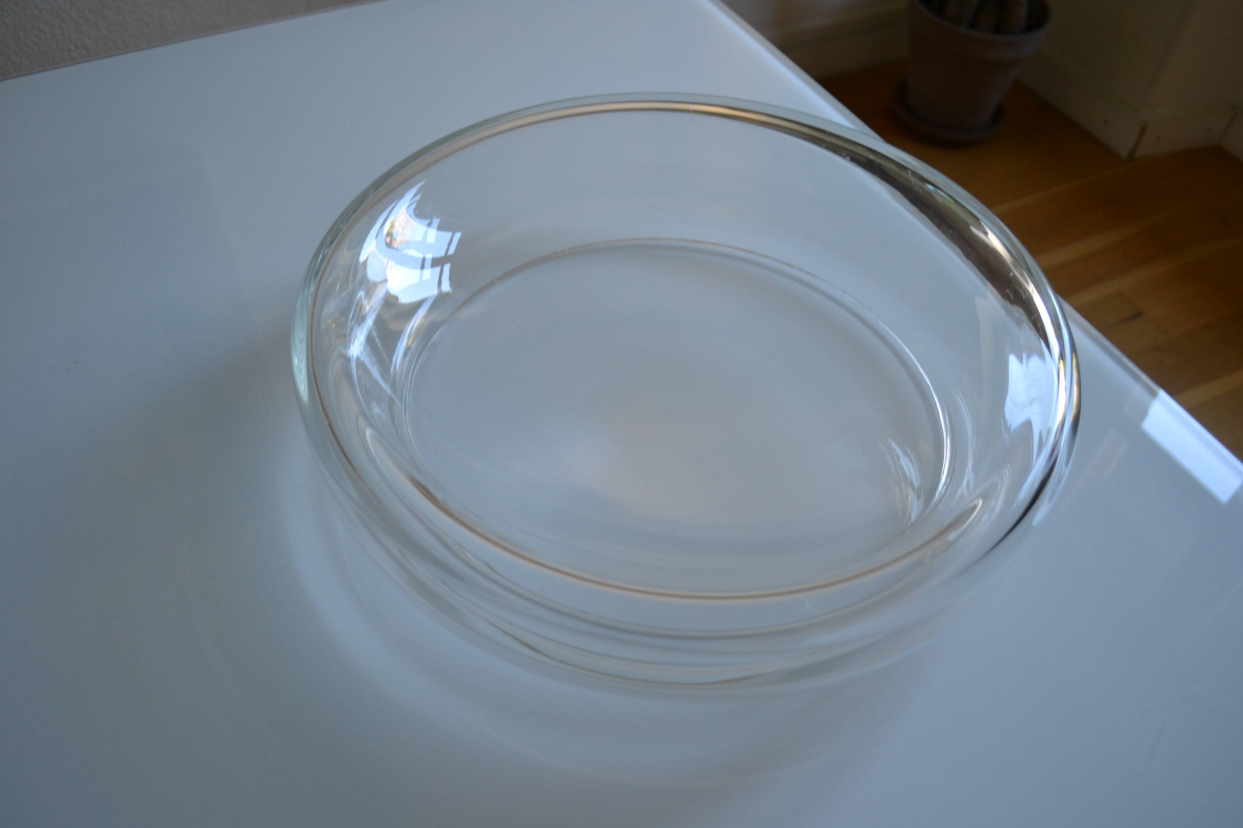 vide poche en verre soufflé, Murano Italy vers 1970 D : 35 cm