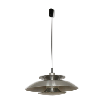 Danish modernist hanging lamp with acrylic glass details