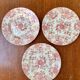 Set of 6 vintage plates in English earthenware.