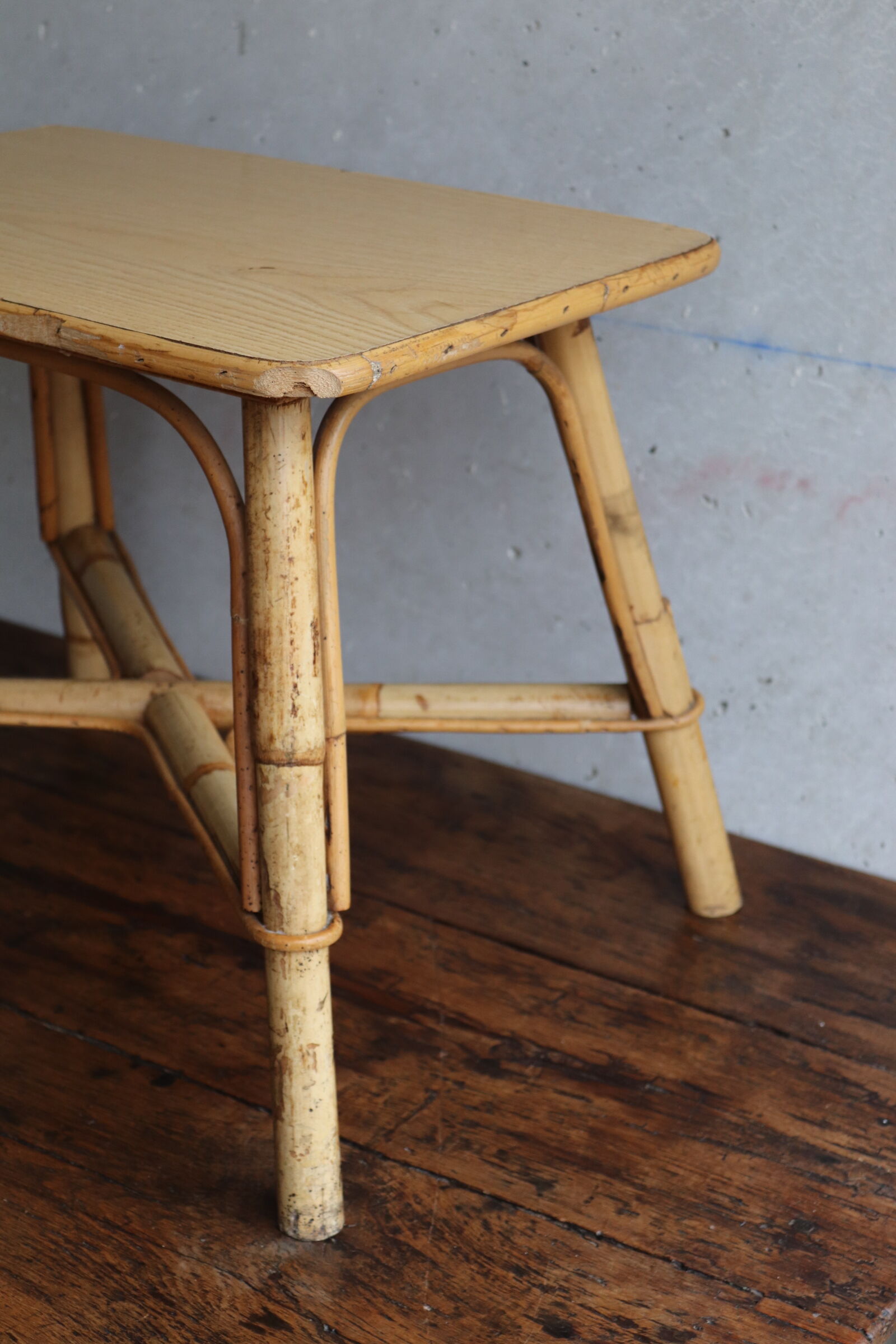 Rattan coffee table