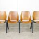 Linking Shell Chairs by Niko Kralj for Stol Kamnik, 1970s