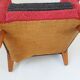 Fauteuil club en laine 1950