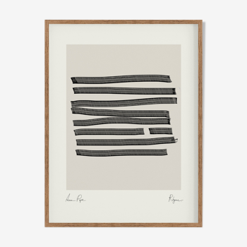Abstract lines giclee print, 50x70cm