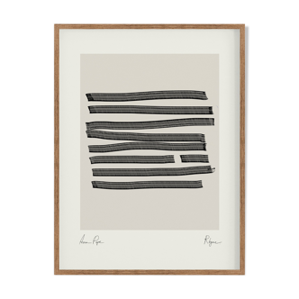 Abstract lines giclee print, 50x70cm