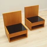 Set of hanging bedside cabinets, Danish design, 1960s, designer: Hans J. Wegner, manufacturer: Getam