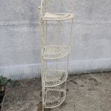 Wrought iron corner unit