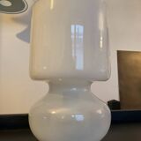 Vintage opaline mushroom lamp