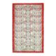 Vintage Turkish Oushak handmade wool cotton beige area rug 177x279