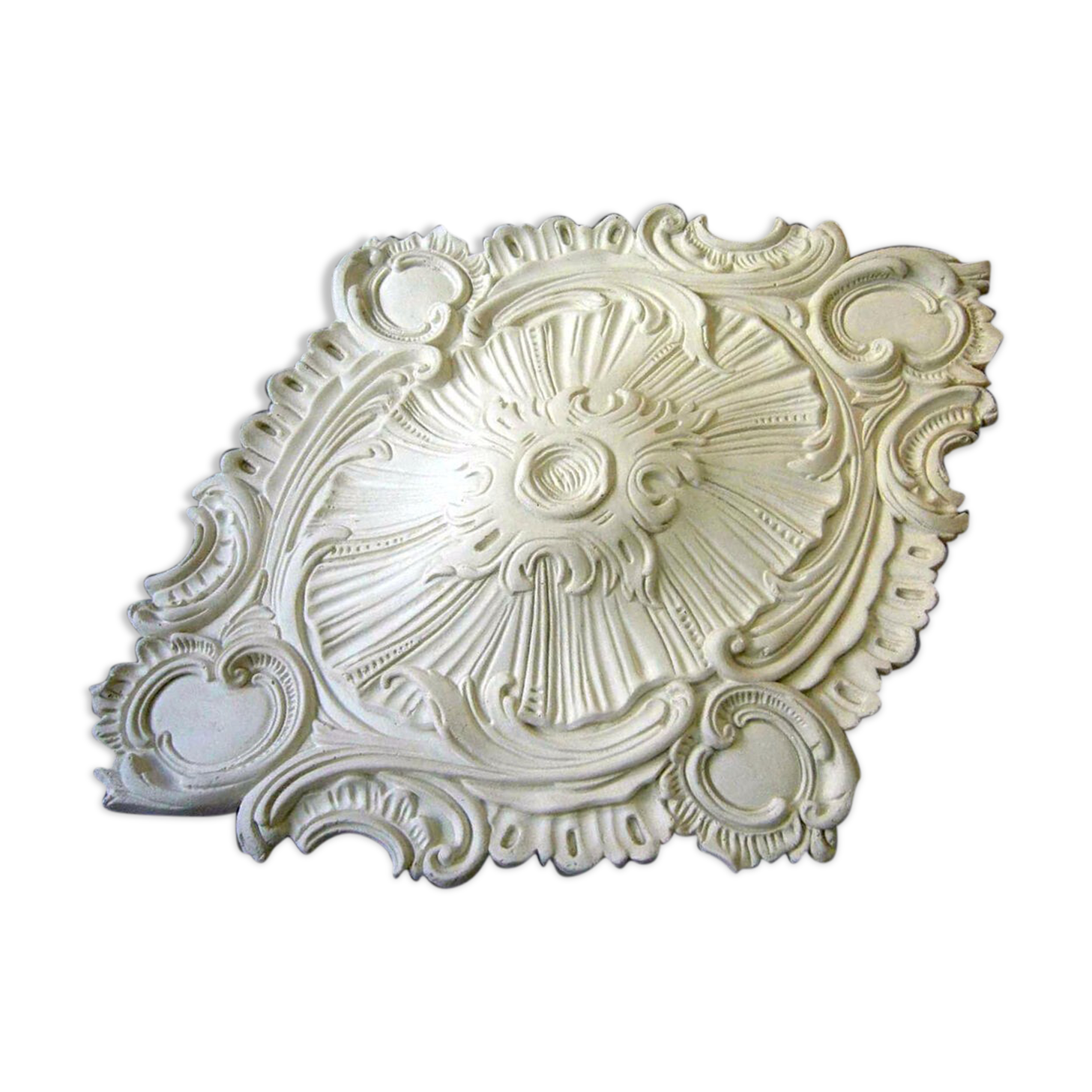 diamond rosette in staff (reinforced platre) 65X50cm