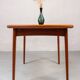 Dining table Svend Aaage Madsen in vintage teak, mid-century Danish from the 1960s.