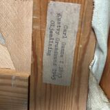 Original Mid Century Swedish Oil On Canvas – Coastal View, Grundsund By Carl Gunne – Vintage & Framed