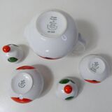Apple service in bavarian porcelain