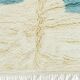 Tapis blanc et blue 270cmx160cm