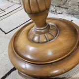Art Deco turned wood floor lamp 1960