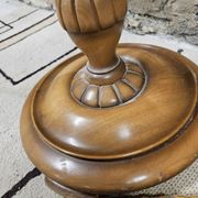 Lampadaire bois touné  Art Déco 1960