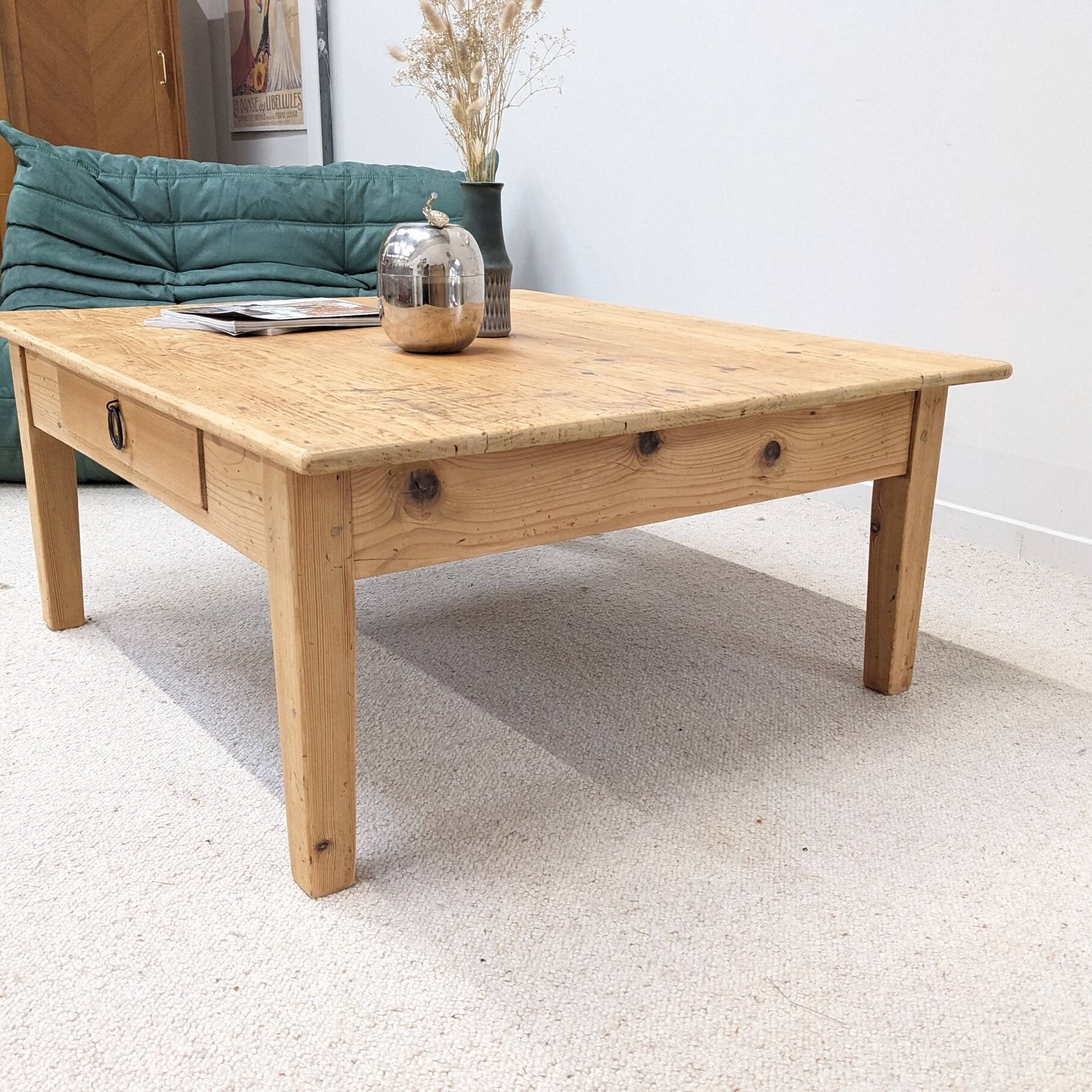 Large vintage coffee table