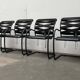 Fauteuils cantilevered Canasta postmodernes italiens par Heron Parigi pour Heron Parigi Design, années 1980, lot de 4