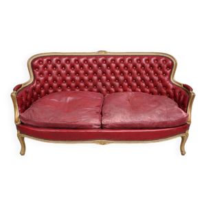 Canapé corbeille style - dossier