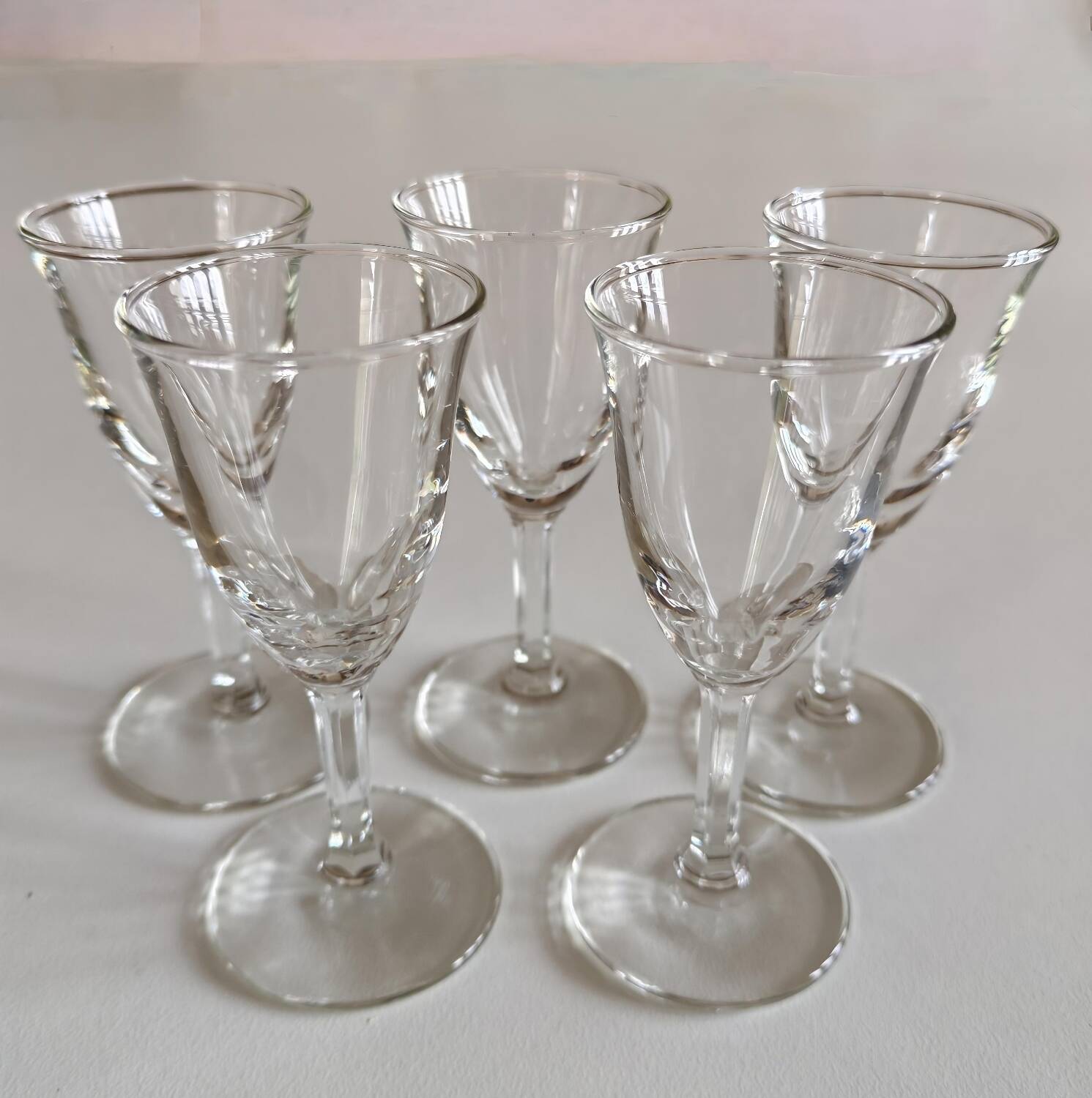 vintage liqueur glasses