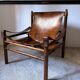 Buffalo Leather 'Safari' Armchair