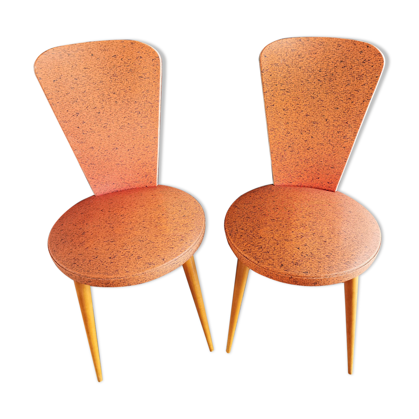Set of 2 design chair pair