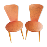 Set of 2 design chair pair