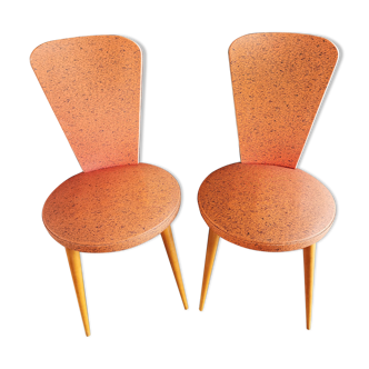 Paire de chaises vintage design