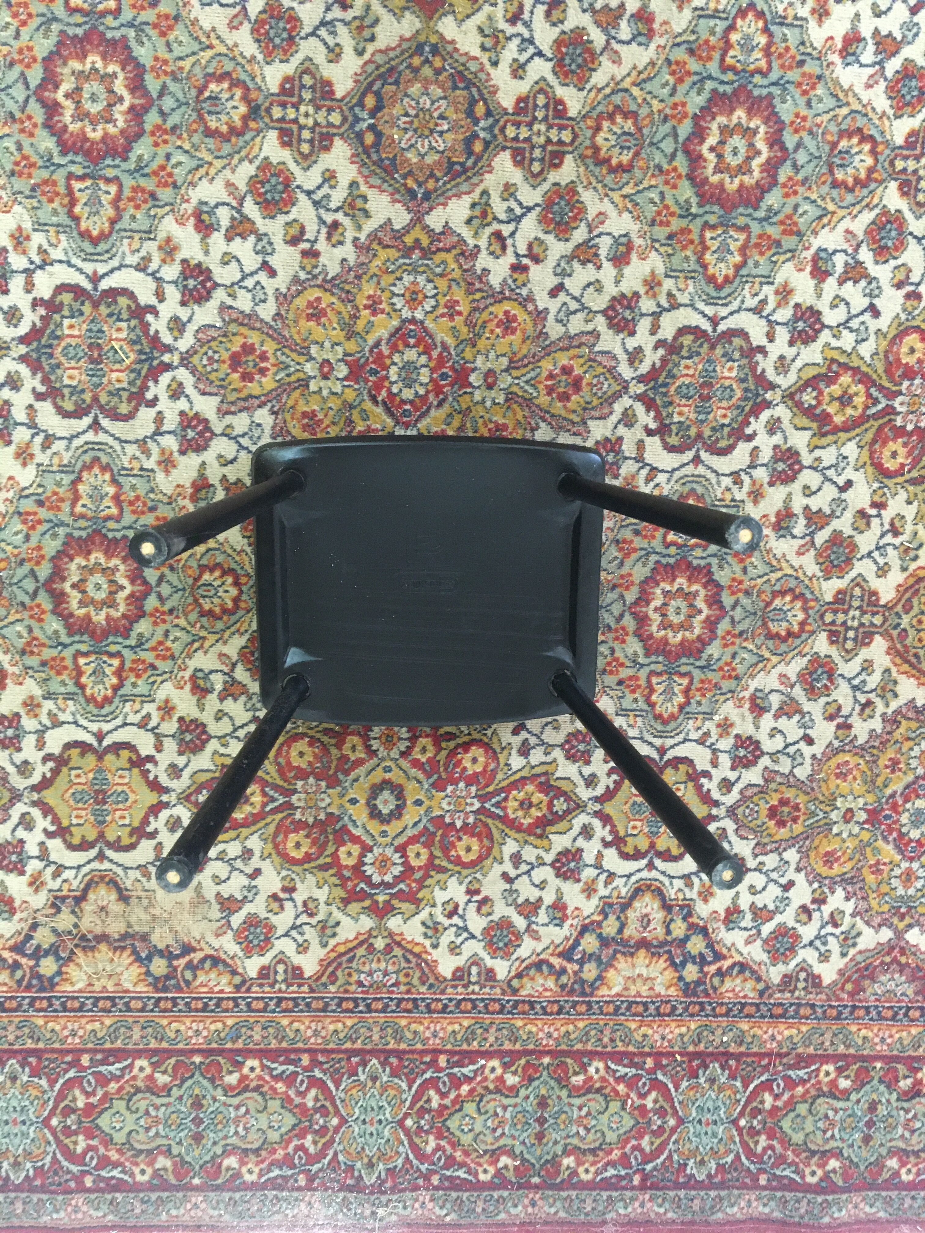 Vintage Grosfillex stool 1960