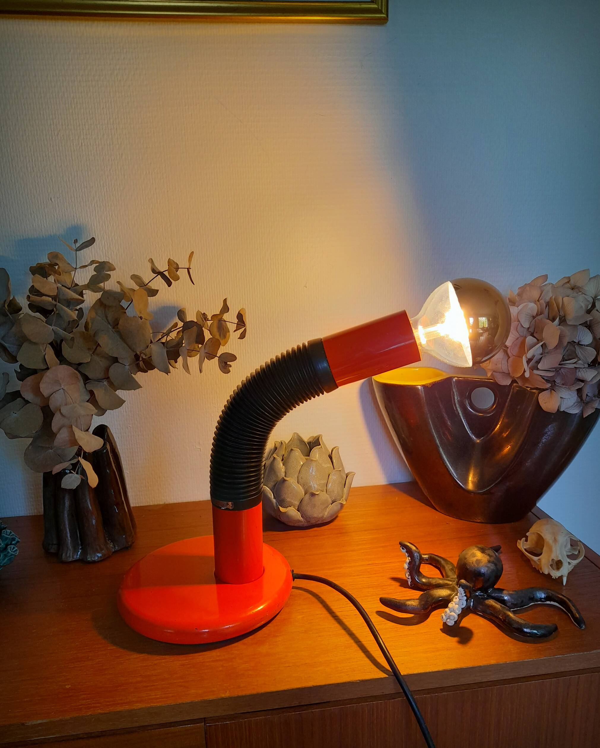 Elbow lamp by E. Bellini for Targetti Sankey. Italy, 1970s