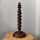 Vintage turned wooden lamp base – France 1950-60