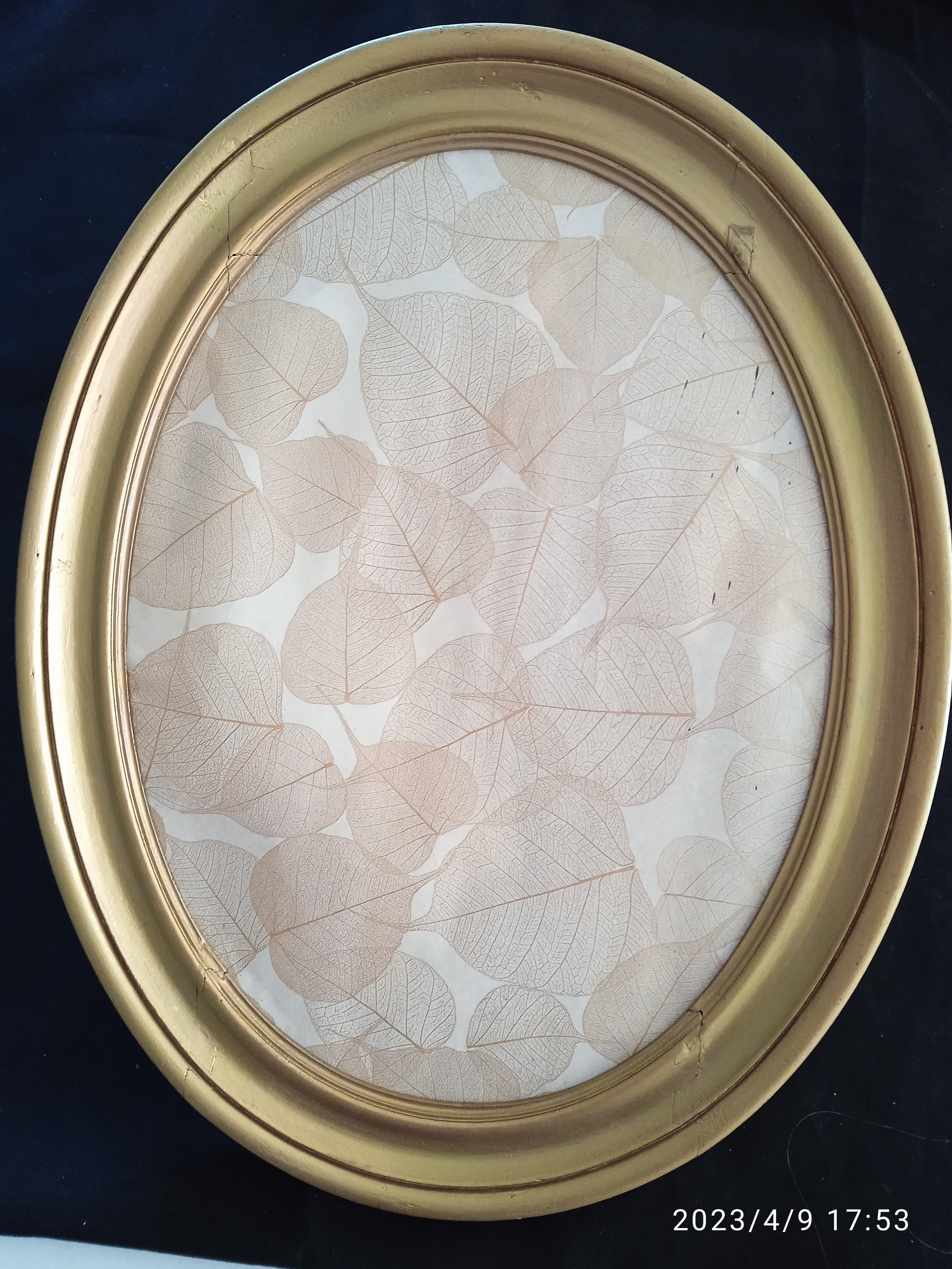 Frame in gilded wood late nineteenth