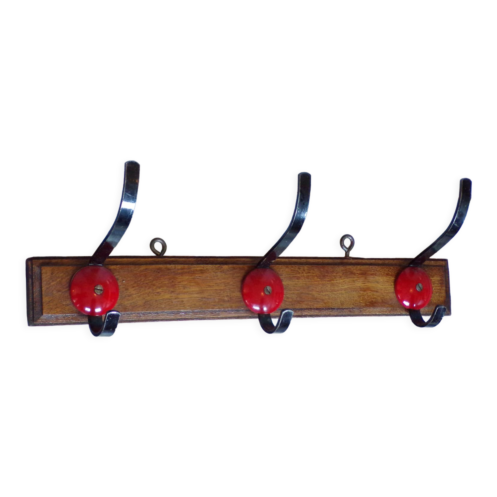 Vintage coat rack 3 hooks