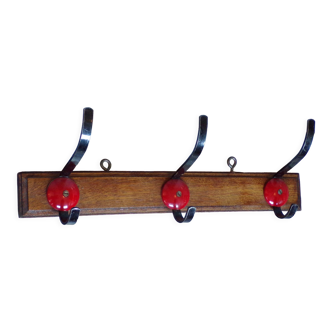 Vintage coat rack 3 hooks