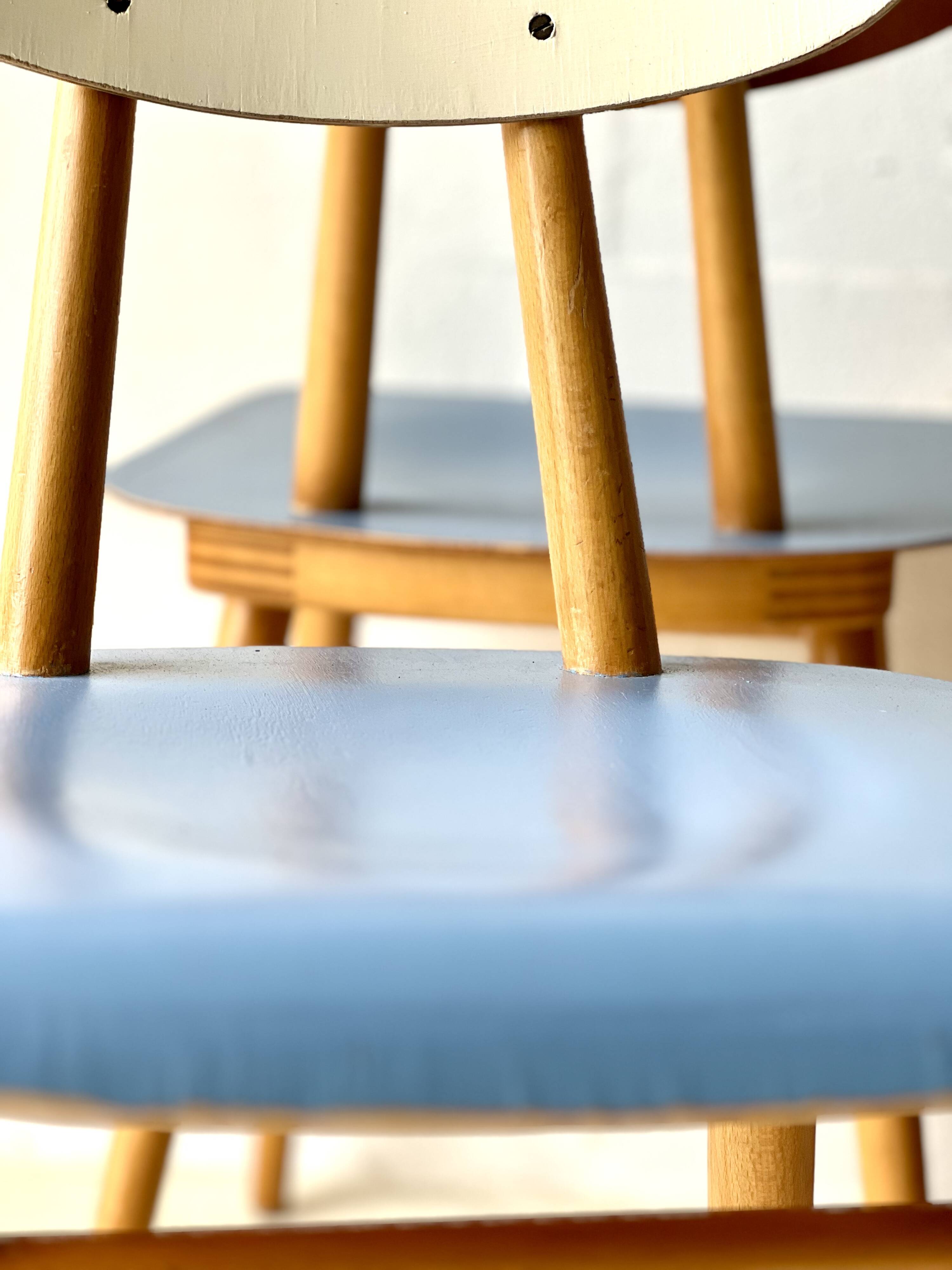 Chaises de salle à manger vintage de Ton, 1960'