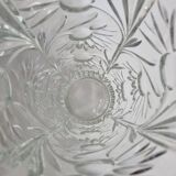 Oberglas Autria vase in vintage moulded glass 60/70, 30 cm