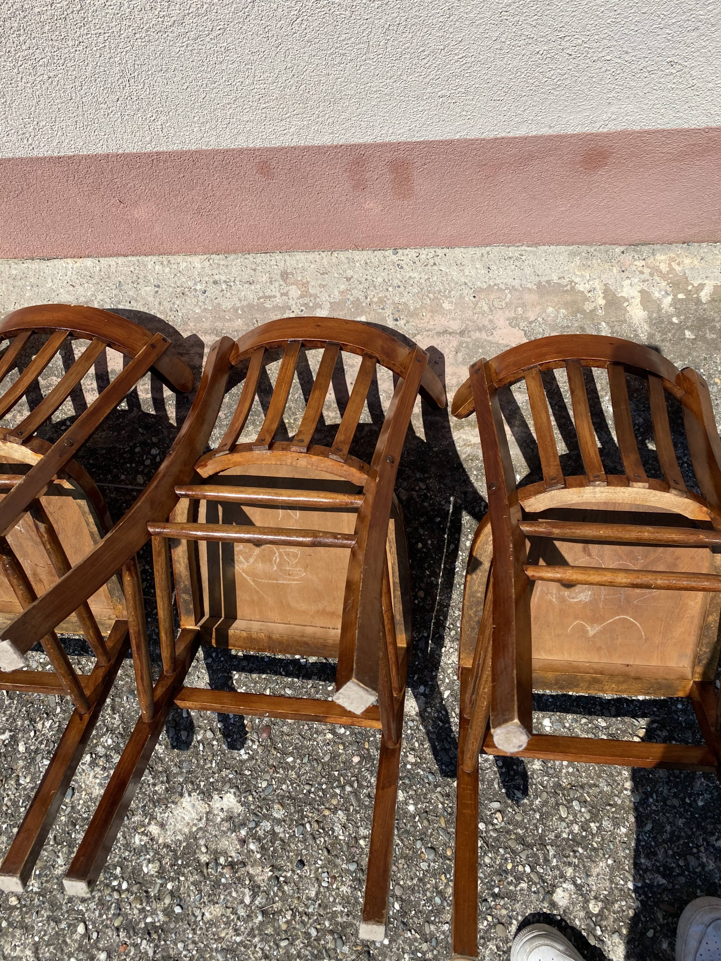 Vintage bistro chair chair from industrial bars