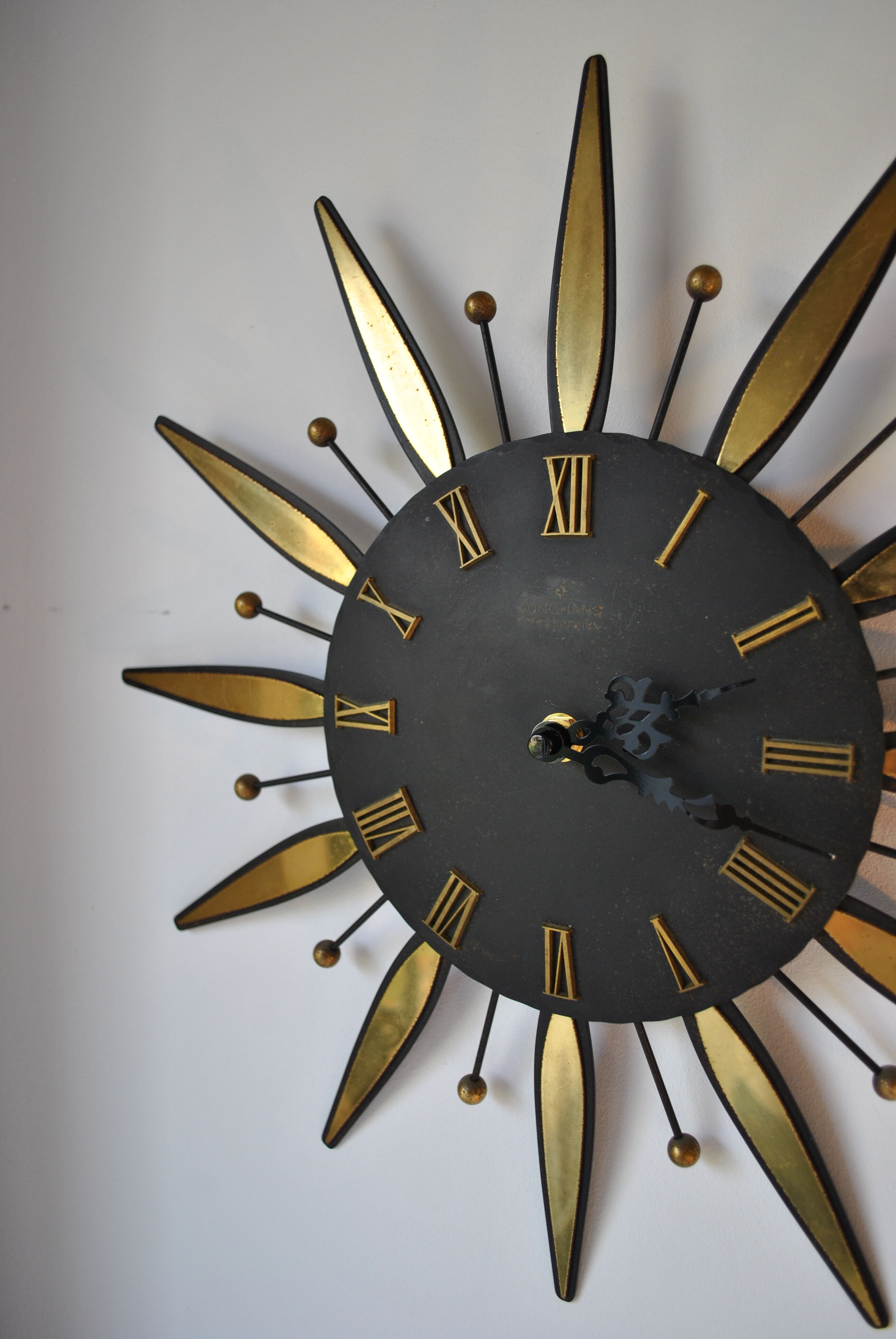 Vintage sun clock 1960