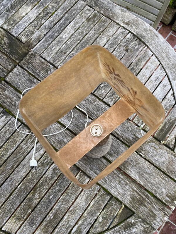 Lampe artisanale Ploum, 1970