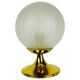 Lampe de bureau en verre de glace par Doria Leuchten, 1970