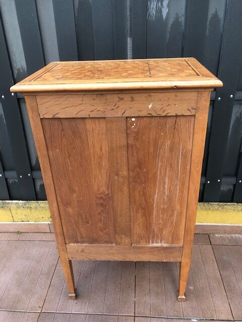 Commode art deco 1930 marqueterie damier