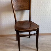 6 antique chairs Jacob & Josef Kohn – Vienna – Decorated bent wood – Style