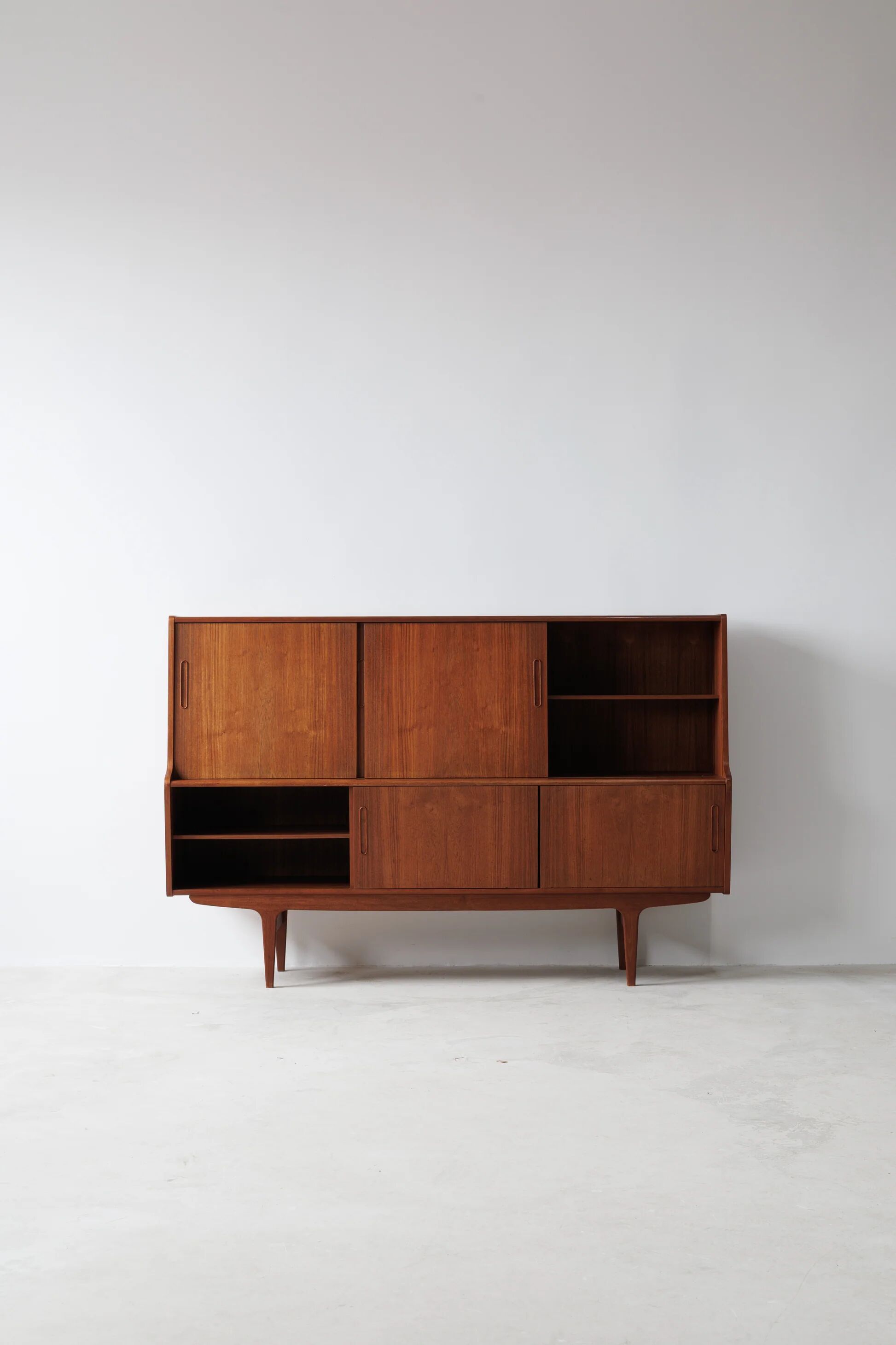Mid-century Danish teak highboard