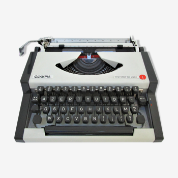 Machine à écrire olympia traveller de luxe années 70