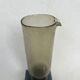 Carafe haute en verre bullé