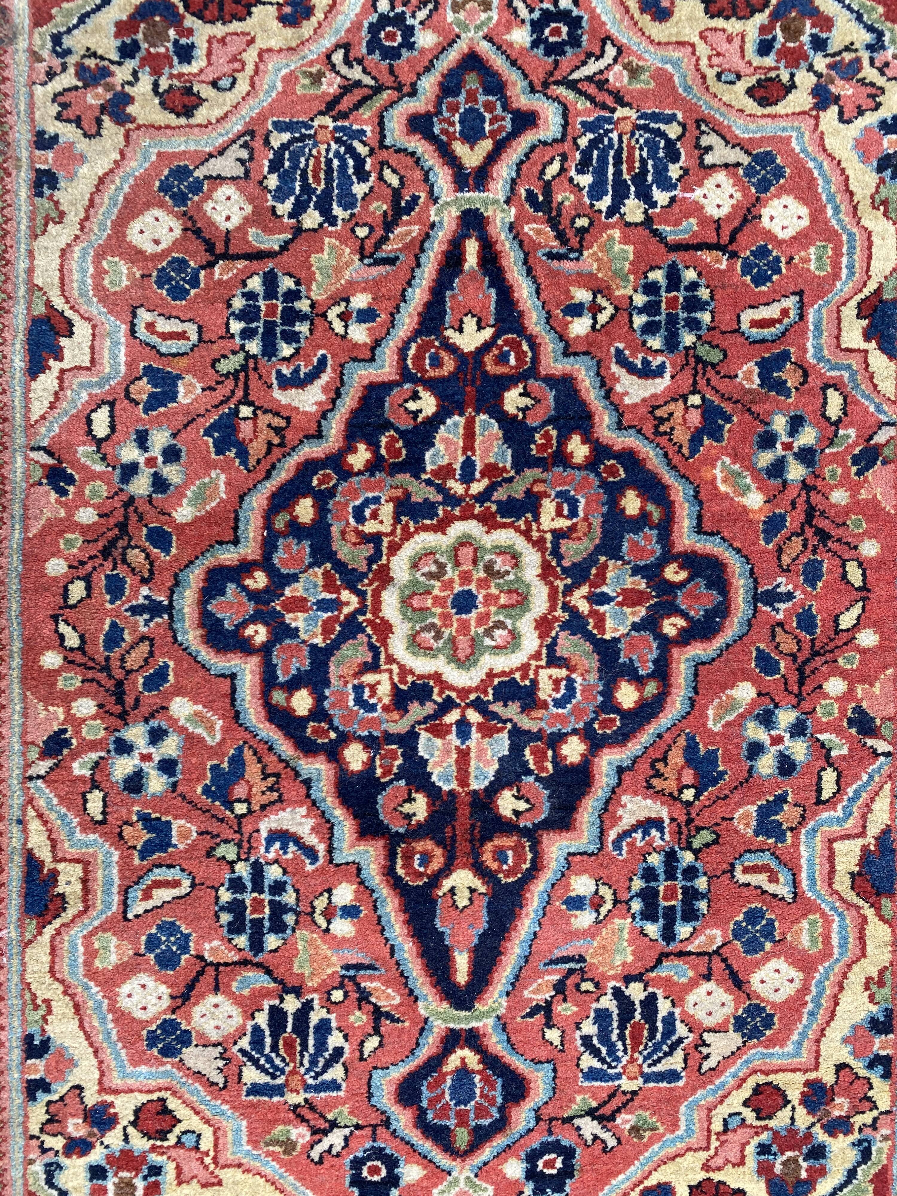 Persian carpet Sarogh handmade 57x84 cm
