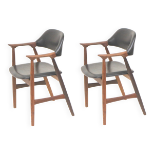 Lot de 2 chaises Mahjongg - corne