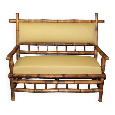 Banquette En Bambou d'époque Napoléon III