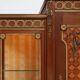 Louis Xvi Display Cabinet in Marquetry with Light, France, 1850s