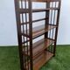 Bibliothèque pliante en bois, 4 étagères, 1950