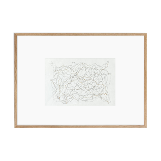 Drawing 21X29,7 made and signed by the Italian artist Maria Chiara Re. 2022.